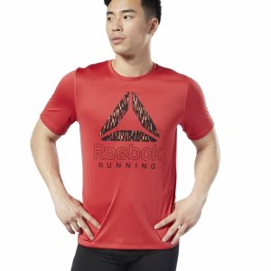 Reebok Graphic T Shirt Herren - Rot - DE 724-MVI